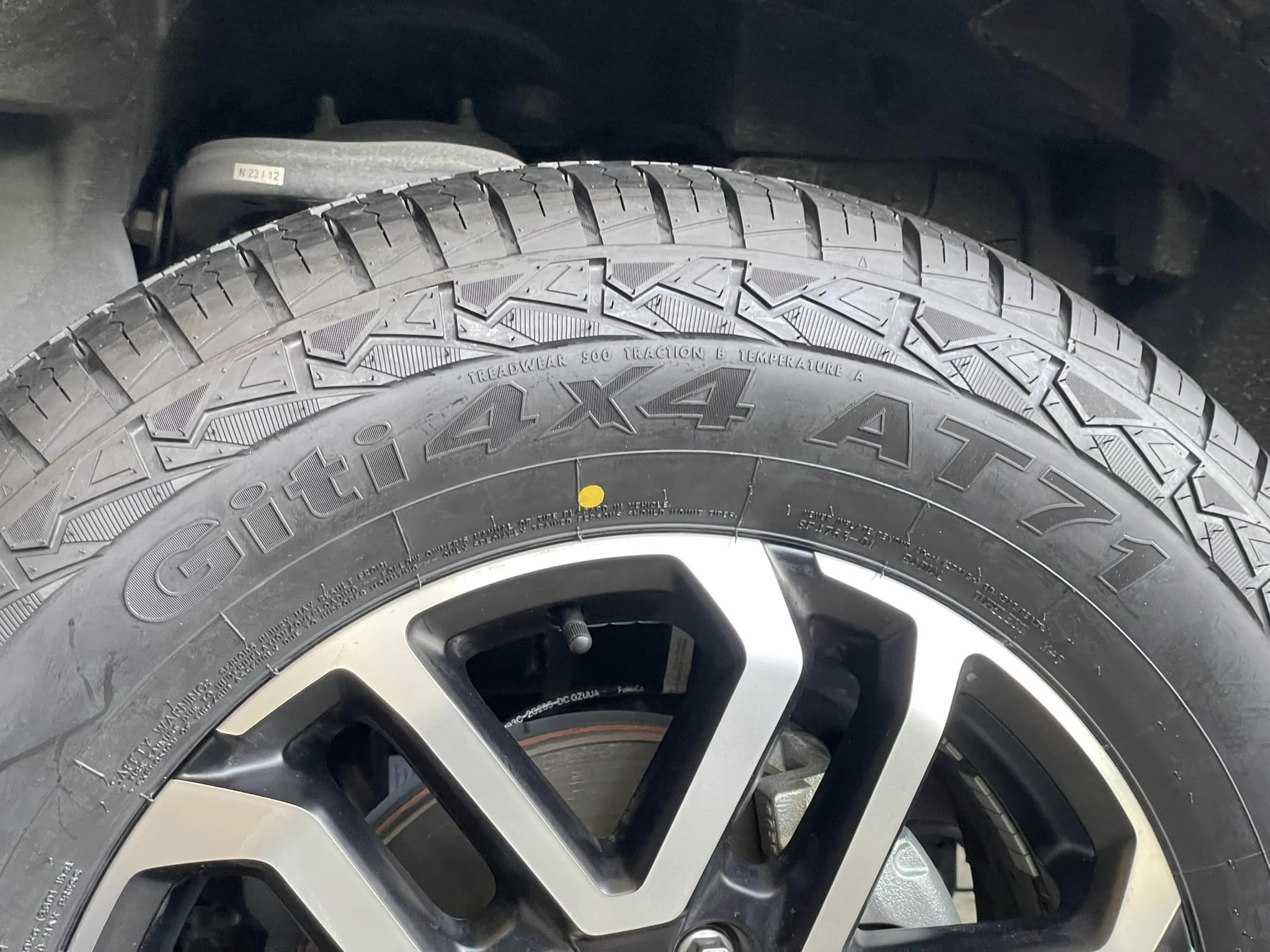 FORD_RANGER❗️ ยางจีที GITI 4x4 AT71 265/65R18 ยางAllTerrian สายลุย คุณภาพดี ยางตัวหนังสือสีดำ