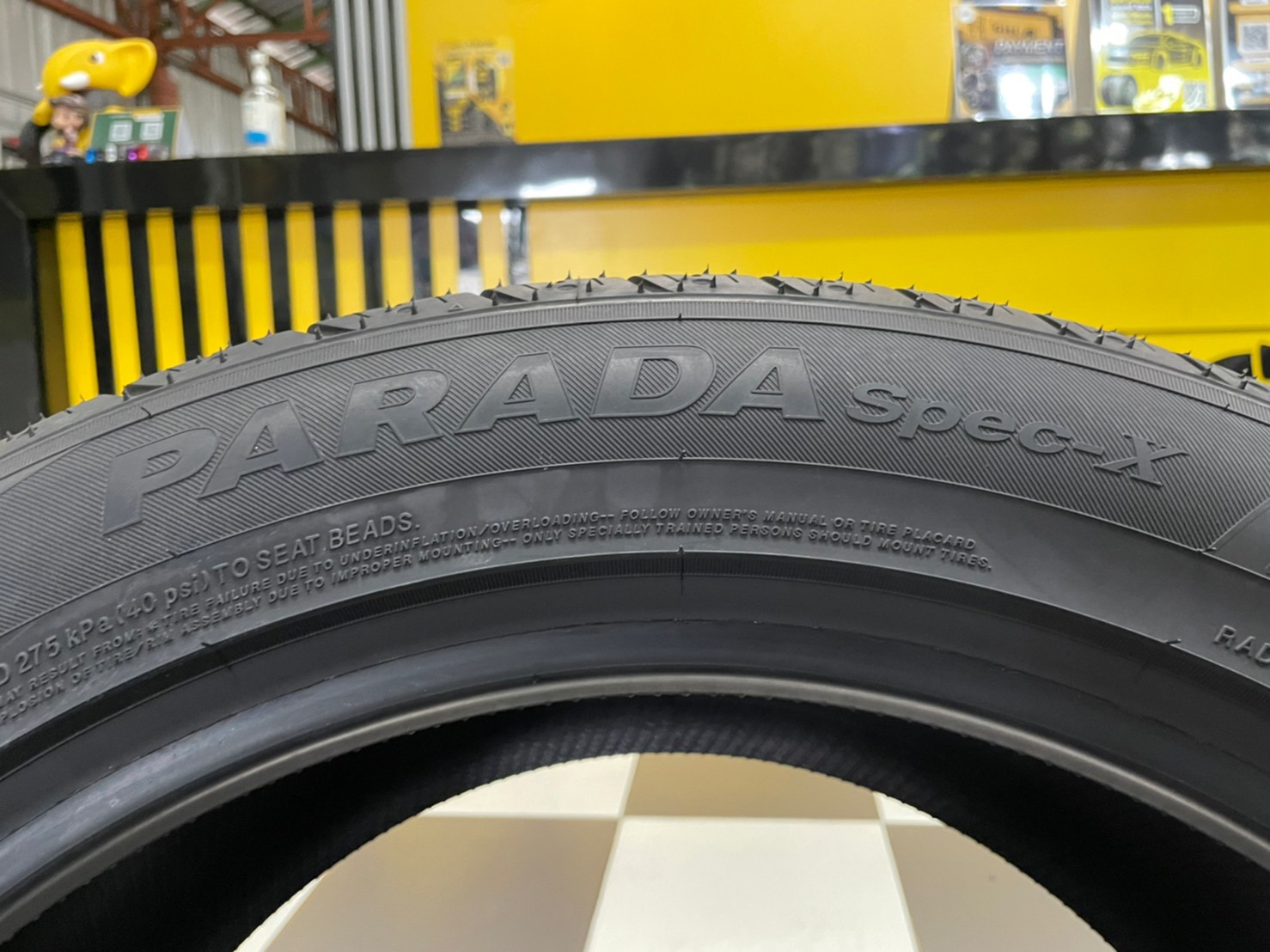 ยางใหม่ YOKOHAMA PARADA Spec-X 265/50R20 ยางสมรรถนะสูง ยางปี2022