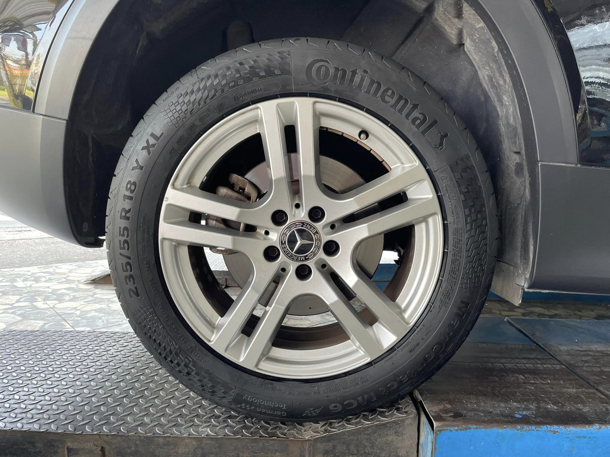 BENZ GLB200 เปลี่ยนยาง 🛞🐘#Continental #MC6 235/55R18