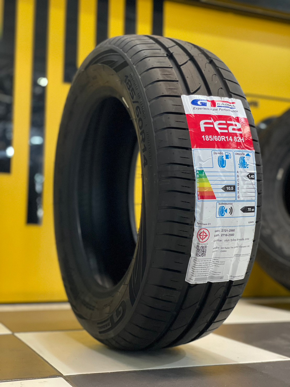 ยางใหม่GT_Radail FE2ขนาดยาง 185/60R14ยางใหม่ปี2023