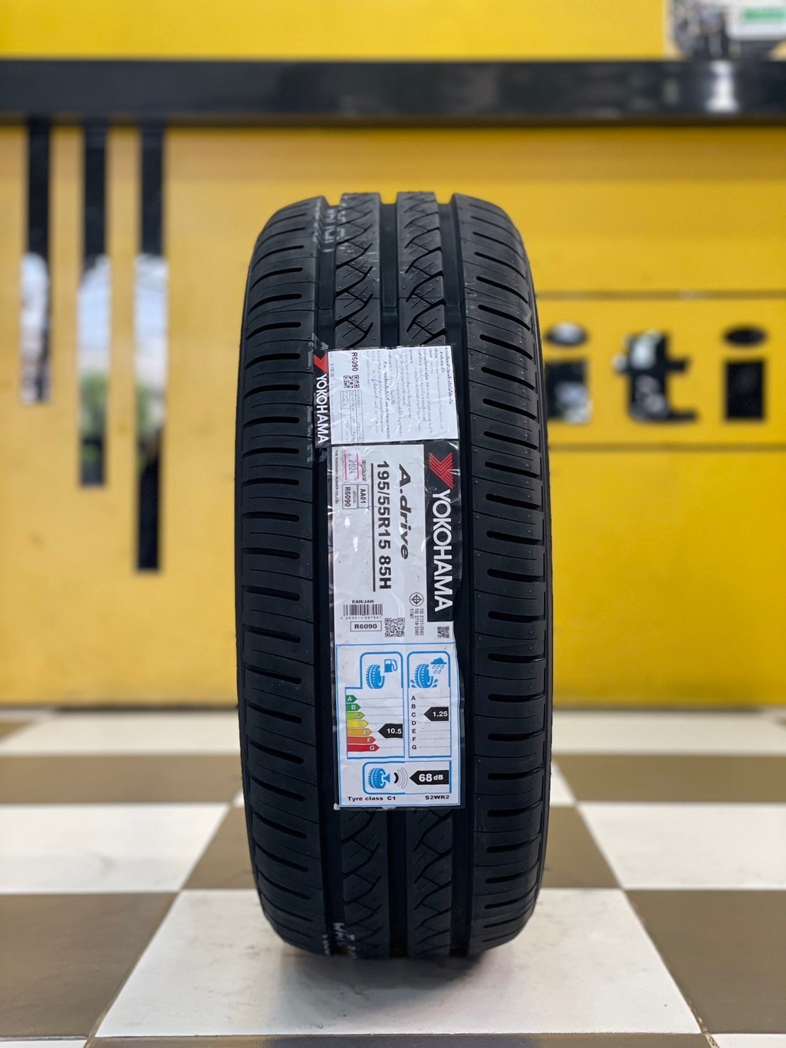 ยางใหม่โยโกฮาม่า YOKOHAMA A.Drive AA01 195/55R15 ยางใหม่ปี2024