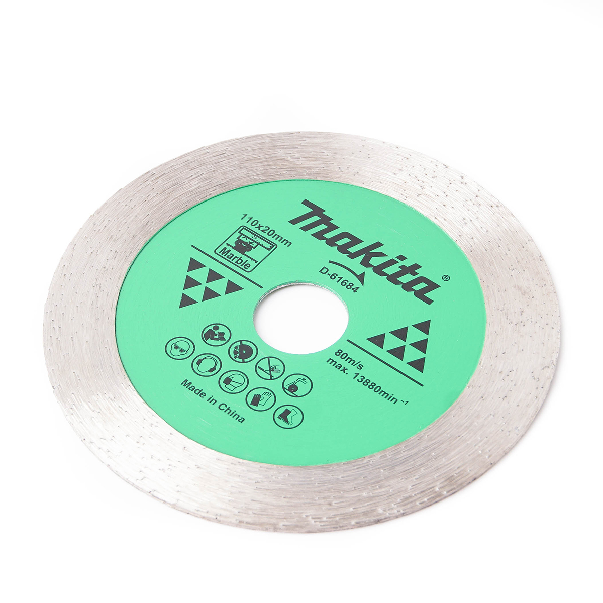 ใบตัดเพชร 4" น้ำ หินอ่อน บาง รุ่น D-61684 MAKITA