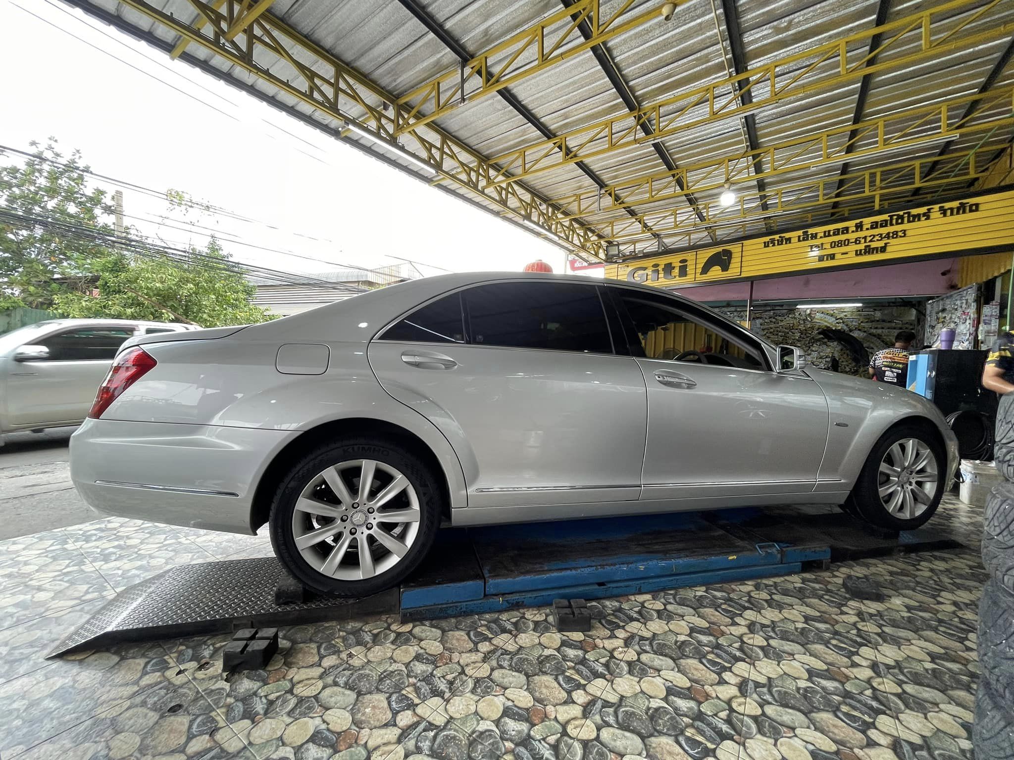 🛞❤️ #BENZ_S350🚘❤️💫 🛞🐘#KUMHO #ECSTA 255/45R18