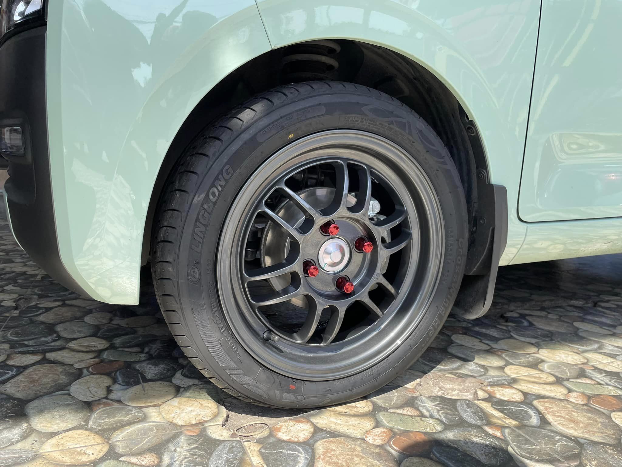 🚘🚗#wuling air ev #รถไฟฟ้า100% น่ารัก #ล้อแม็กซ์ขอบ14 🛞#RPF1 14” 4x100 🛞#ยางไทย #Linglong_CrosswindHP 165/55R14