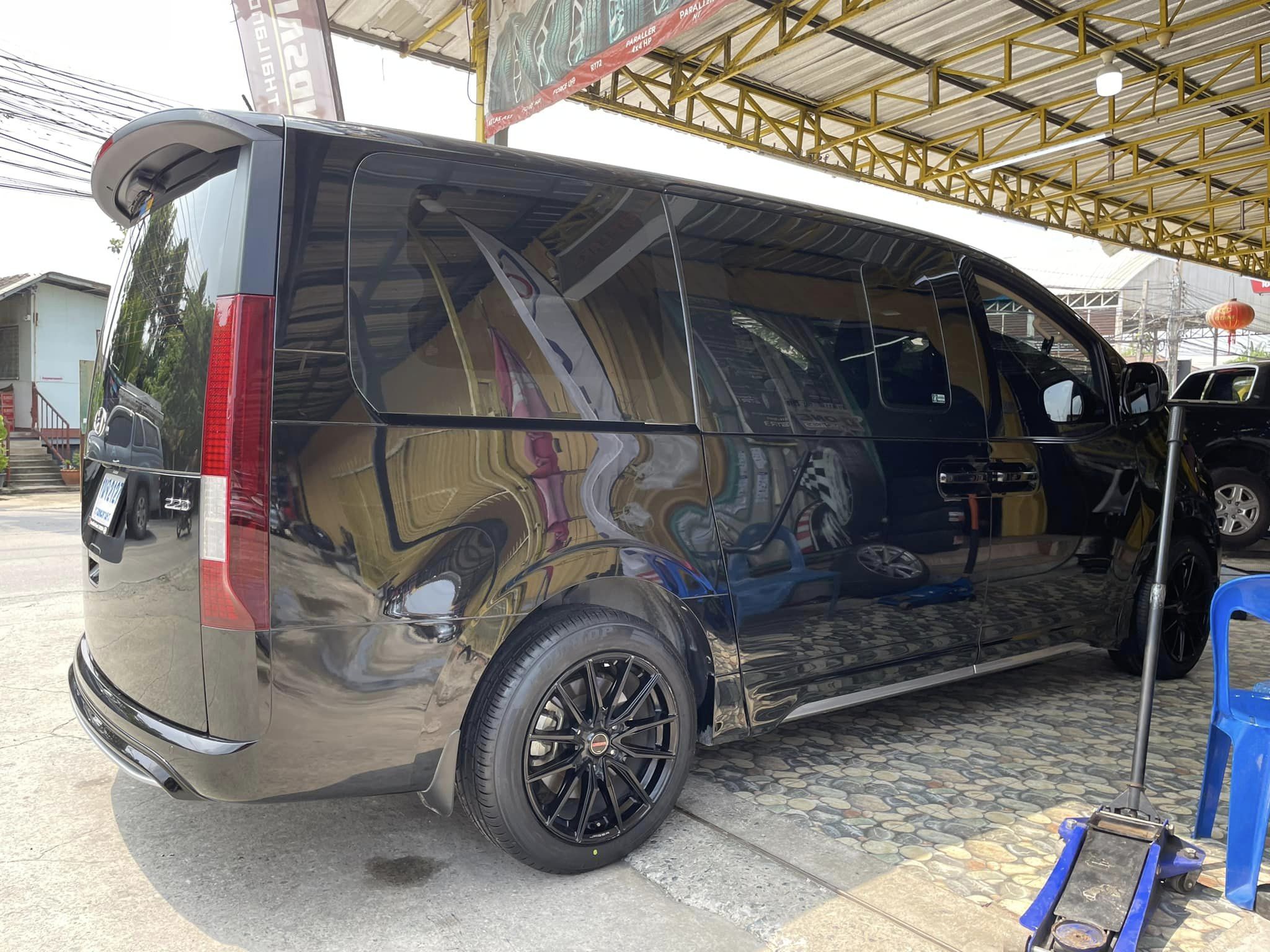 #HYUNDAI_STARIA ยางใหม่ DUNLOP SP SPORT FM800 225/55R18 ยางใหม่ปี2024