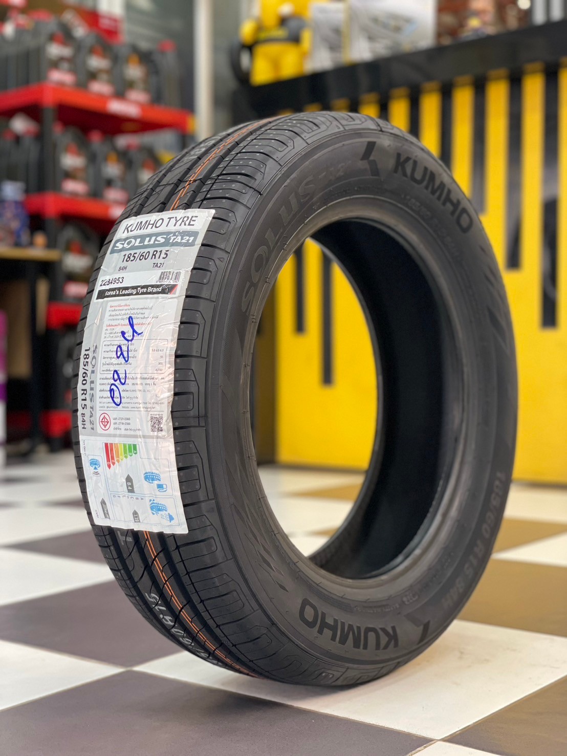 ยางใหม่คัมโฮ #KUMHO_TA21 185/60R15 ยางใหม่ปี2024