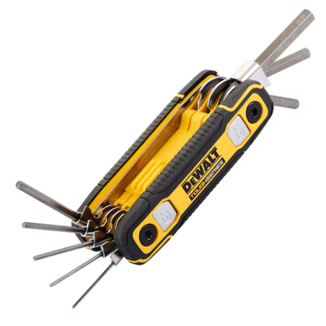 ประแจหกเหลี่ยมล็อคพับได้ TOUGH SERIES MM No.DWHT70267 DEWALT