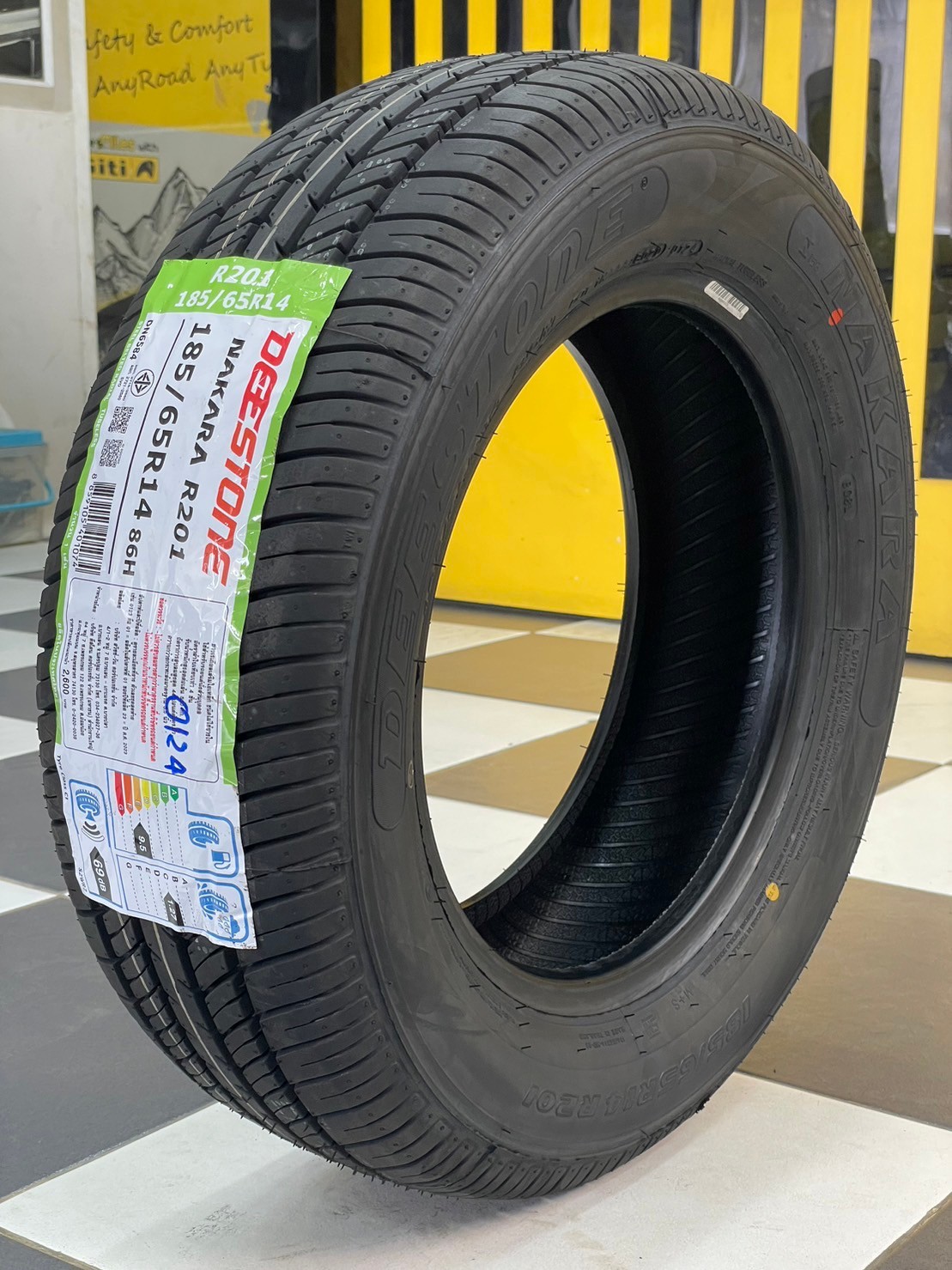 ยางใหม่ #Deestone R201 185/65R14 ยางใหม่ปี2024 ยางสำหรับรถเก๋งขนาดเล็ก คุณภาพดี