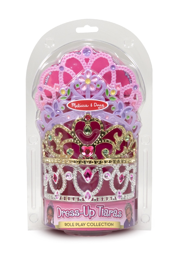8525 Dress-up Tiaras 4 Pcs