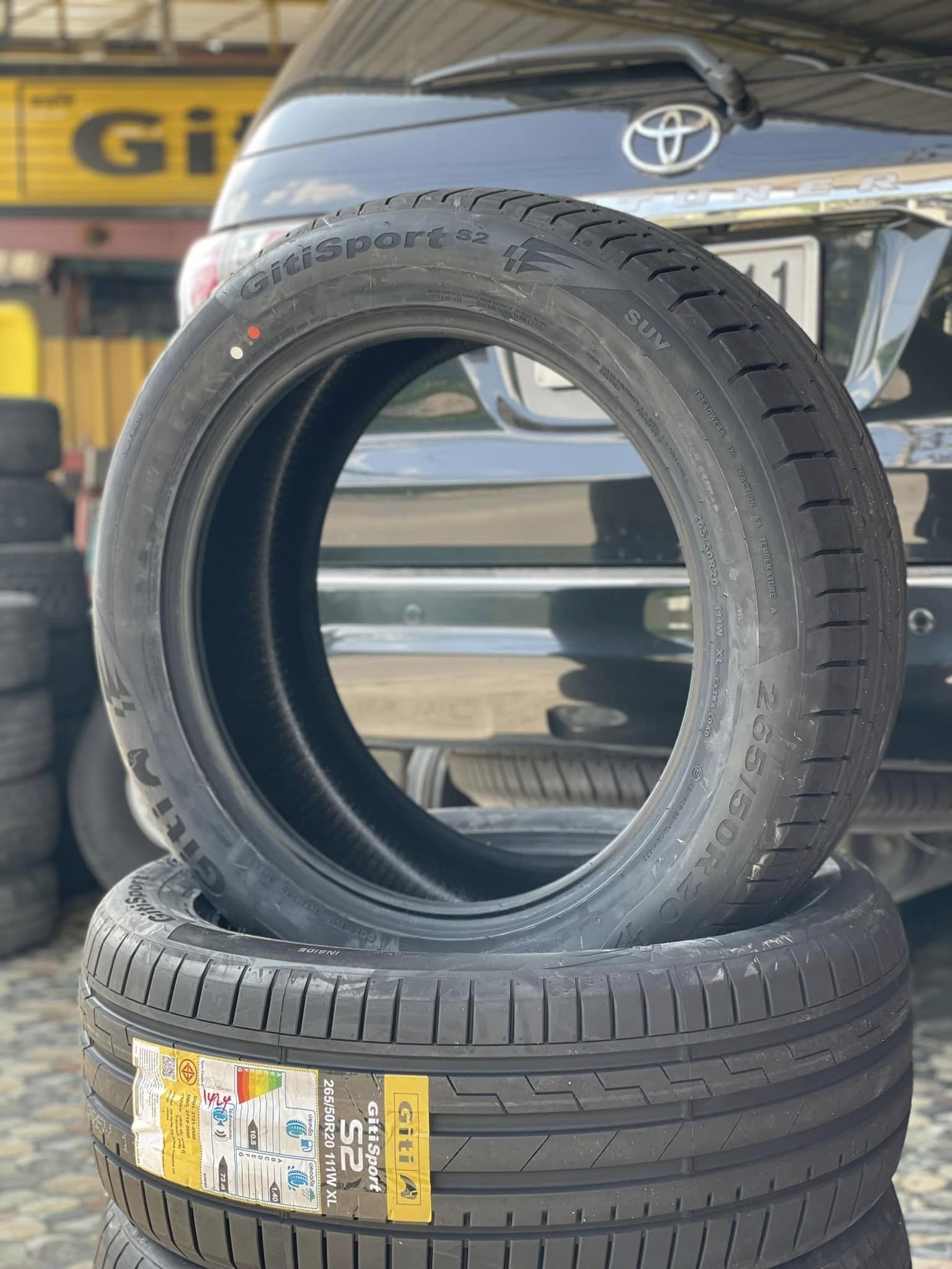 🚗#TOYOTA_FORTUNER🚘เปลี่ยนยาง 🛞#ยางจีที #ยางสปอร์ตสมรรถนะการขับขี่สูง 🛞 🛞#Giti_SportS2 265/50R20🛞