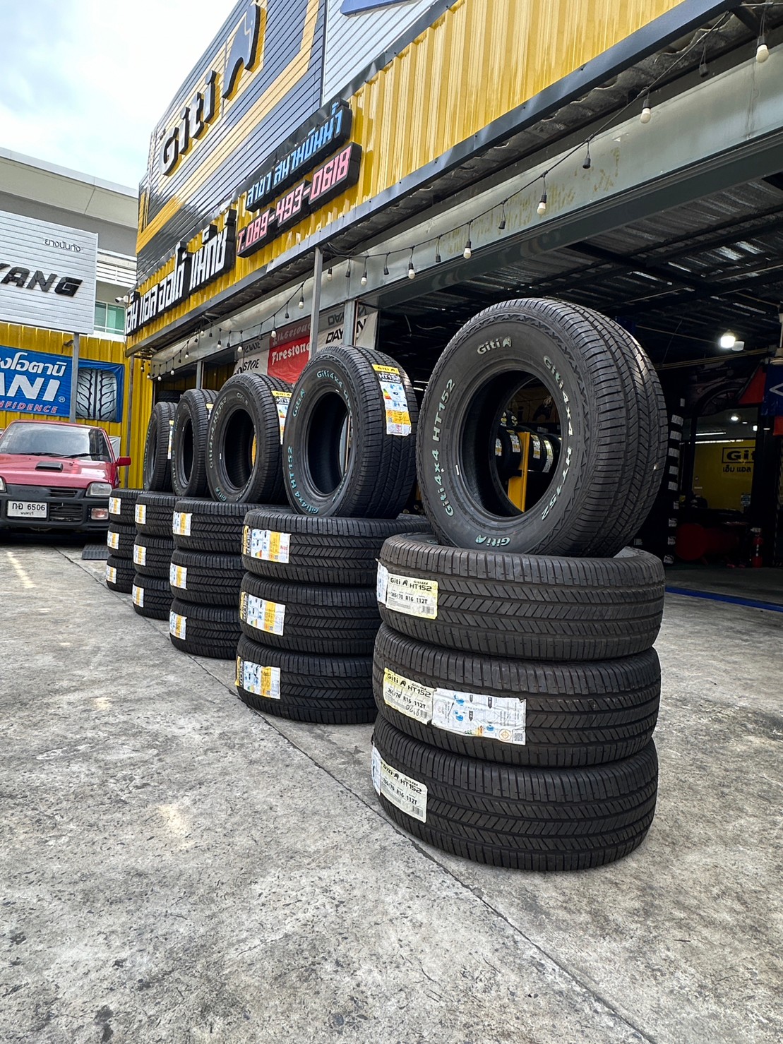 #GITI 4x4 #HT152 #265/70R16 ยางทางเรียบตัวหนังสือสีขาว นุ่มเงียบ ยางรถยนต์คุณภาพดี สมรรถนะสูง ยางใหม่ปี2022