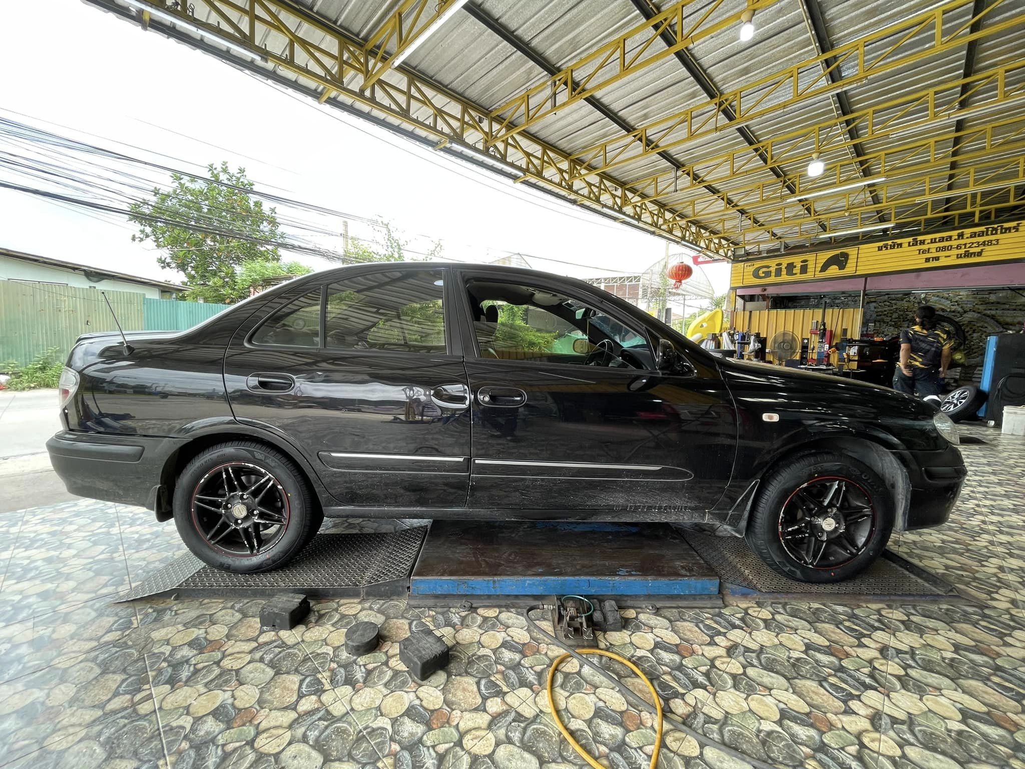 NISSAN_SUNNYเปลี่ยนยาง #OTANI #EK1000 195/60R15