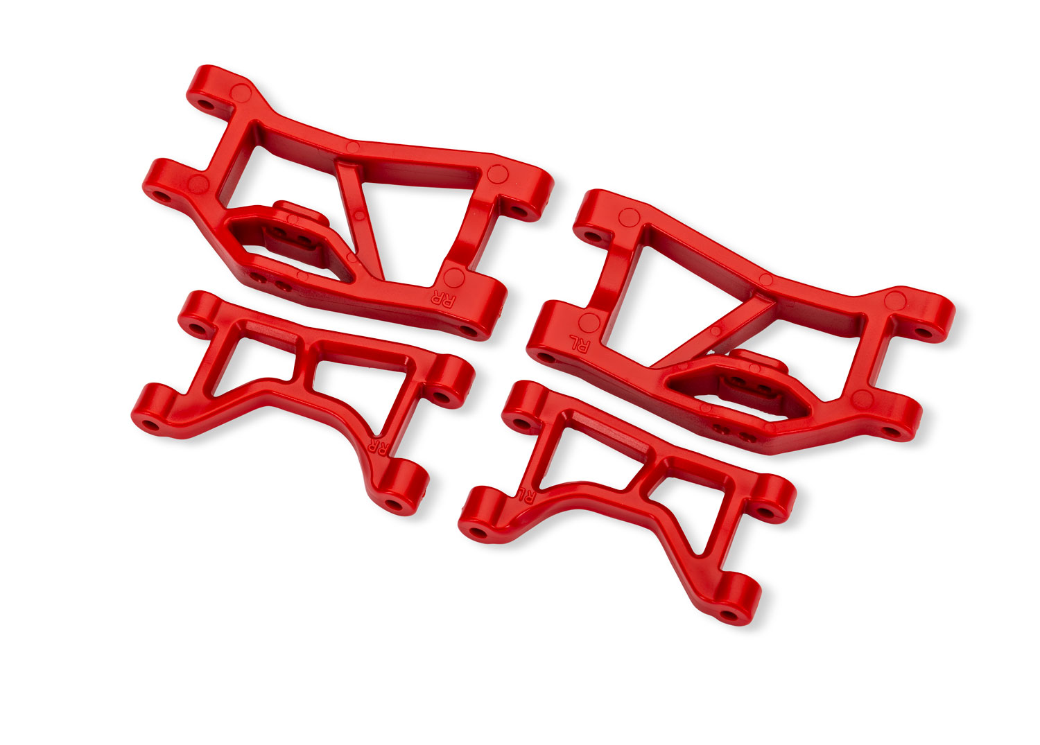 10830-RED Red Rear Upper & Lower Suspension Arms (L&R)