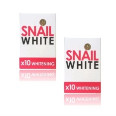 Snail White x10 Whitening 70 g. สเนล ไวท์ สบู่หอยทาก ฟอกแล้วใส ไวท์เนียนเวอร์