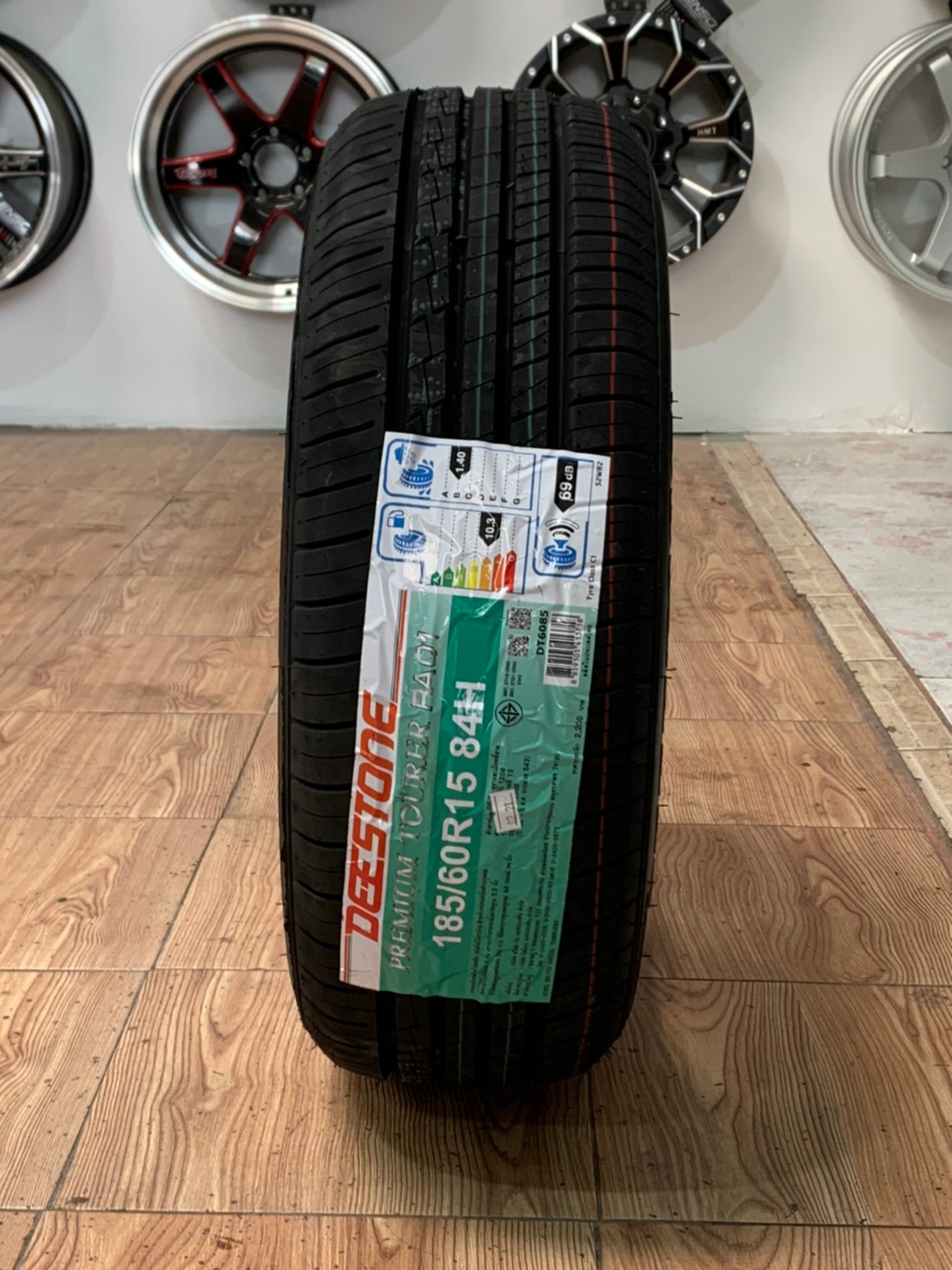 185/60R15 Deestone RA01 ยางใหม่ปี2021 ยางลายสปอร์ต ยางไทยคุณภาพดี