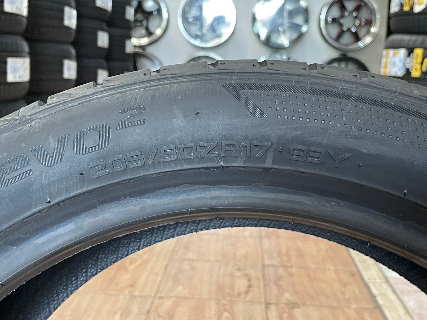 ยางใหม่ ฮันคุ๊ก HANKOOK VENTUS V12 EVO2 205/50R17 ยางใหม่ปี2023