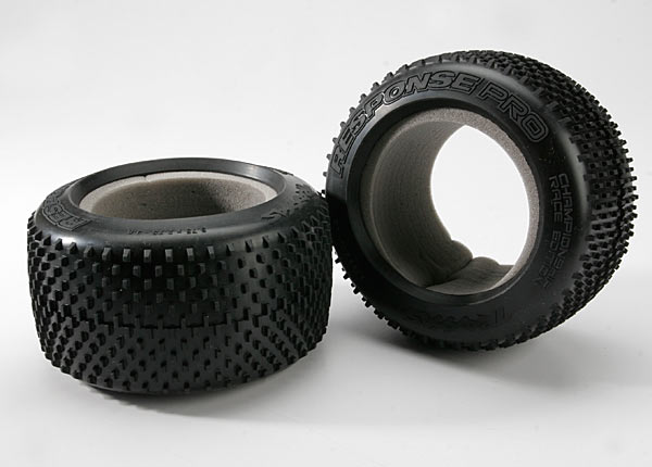 5375 Tires, Response Pro 3.8" (soft-compound, narrow profile, short knobby design)/ foam inserts (2)
