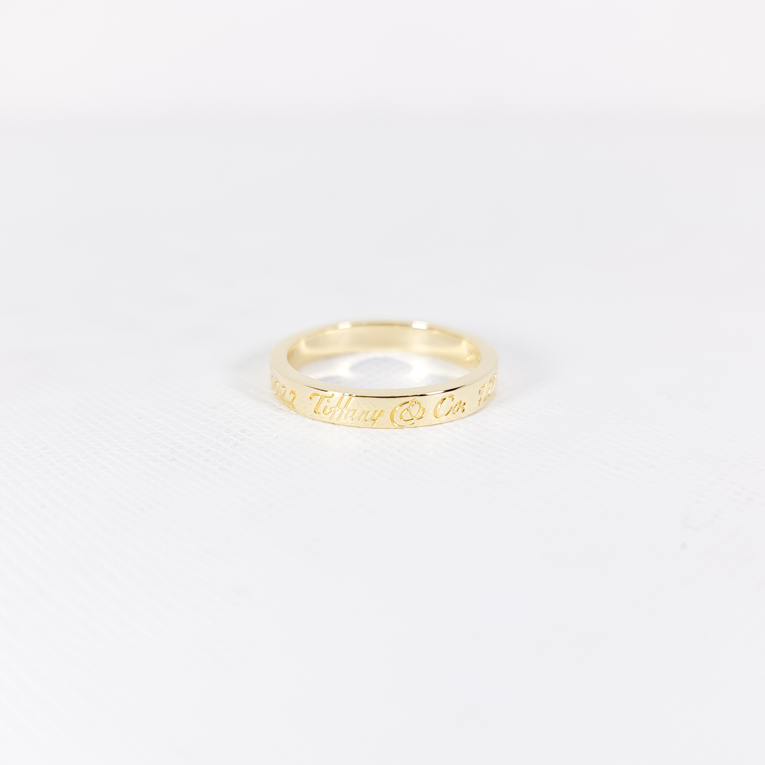 แหวน Tiffany & Co. Tiffany Notes ทองคำ18K ไซส์ 49# (Used)+ถุงผ้า