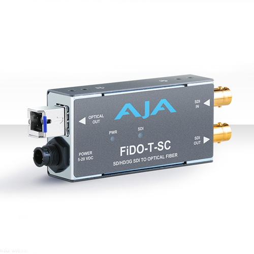 FiDO-T-SC 1-Channel 3G-SDI to Single-Mode SC Fiber Transmitter