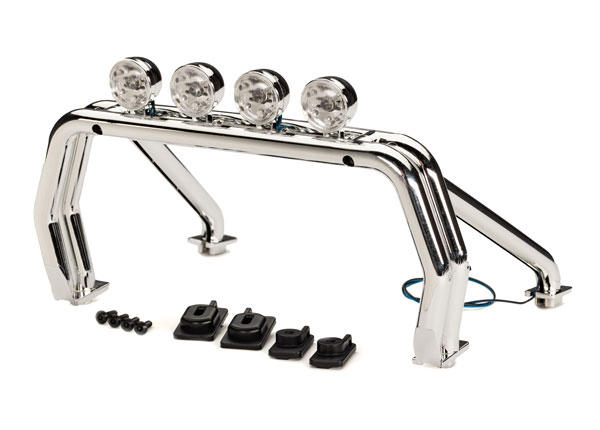 9262X Roll bar (assembled with LED lights)/ mounts (front (2), rear (left & right))/ 2.6x12mm BCS (self-tapping) (4) (fits #9212 or 9230 series bodies)