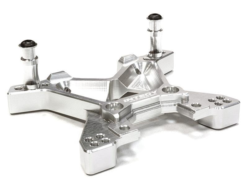 INT-C26317SILVER Billet Machined T3 Front Shock Tower for 1/10 Stampede 4X4 & Slash 4X4