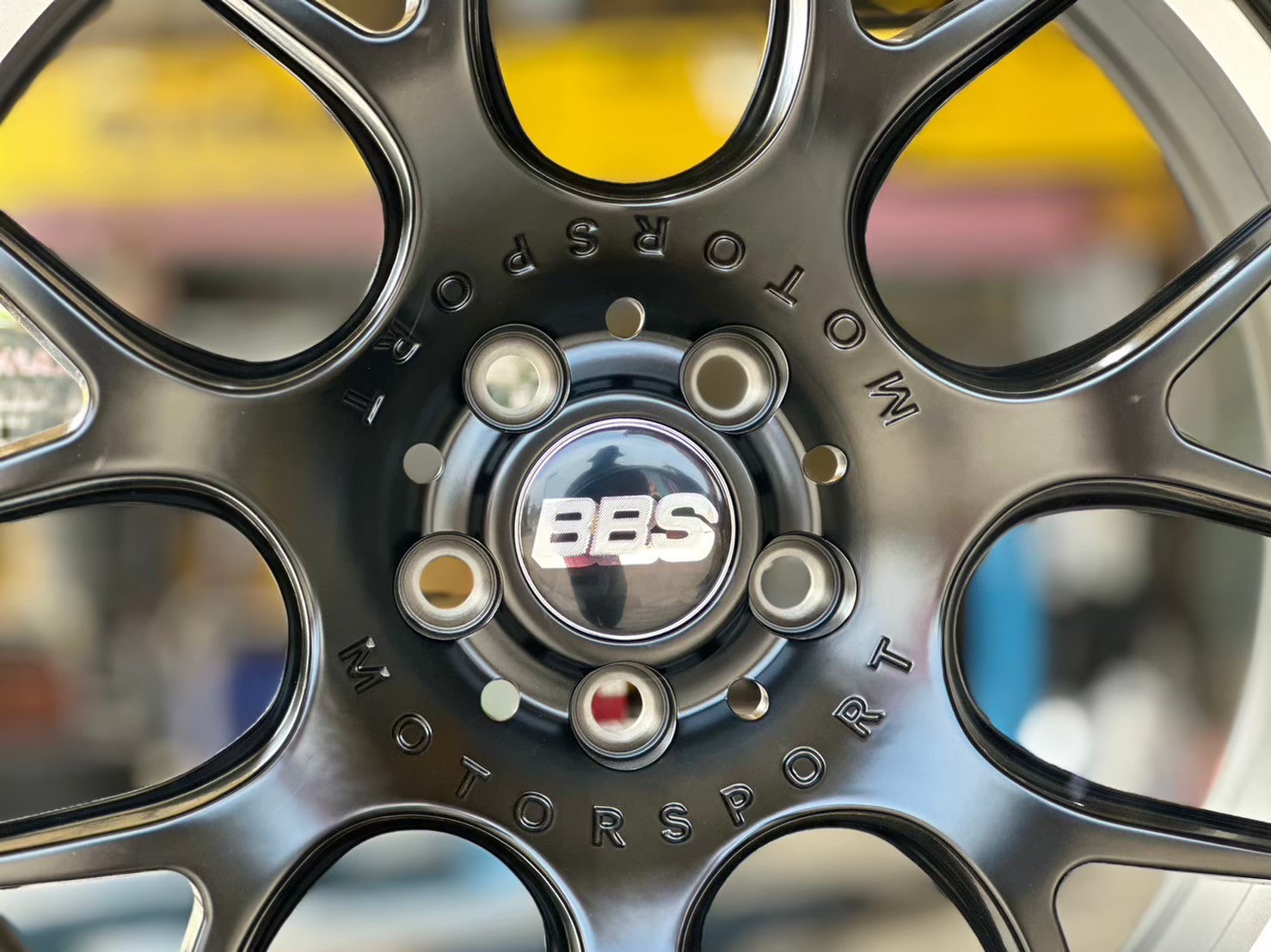 ล้อแม็กซ์BBS 18x8 ET35 5x100 สีดำ