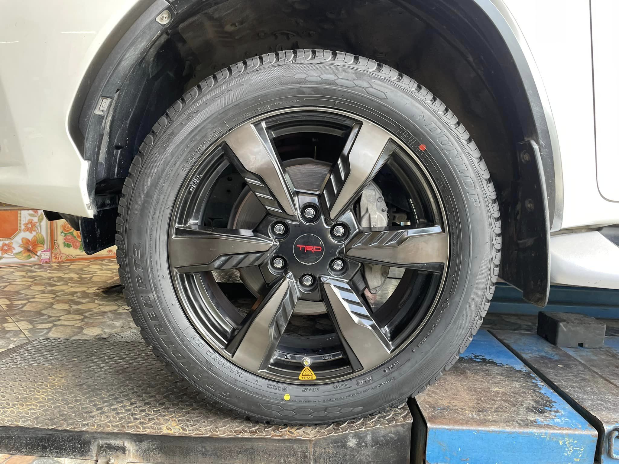 🛞❤️ #TOYOTA_FORTUNER 🚘❤️💫 🛞🐘#DUNLOP_GRANDTREK PT3_265/50R20 ❤️ 🛞 #TPMSตัววัดลมยางอัตโนมัติ🛞