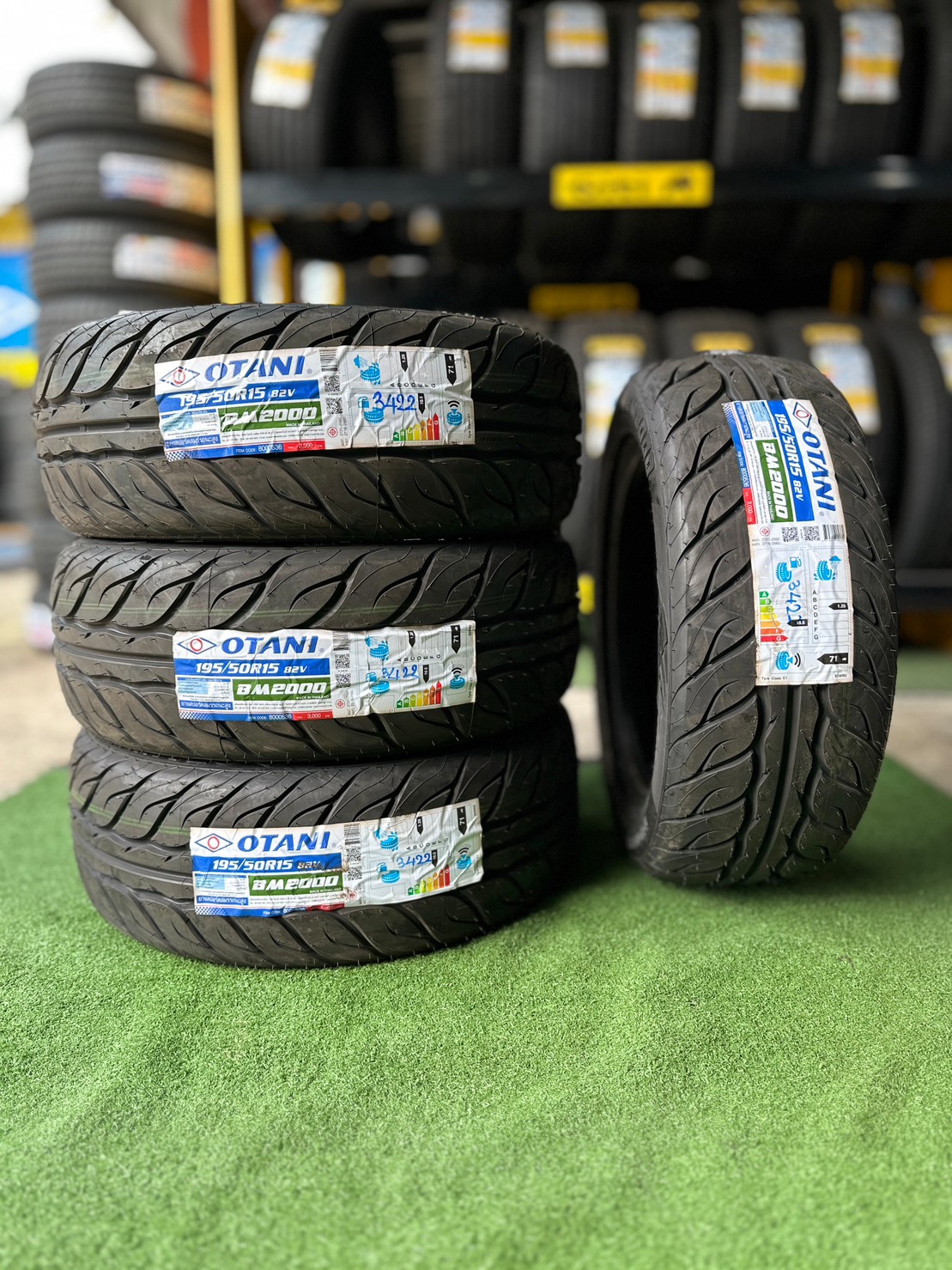 #OTANI #BM2000 195/50R15 ยางใหม่ปี2022 ยางสปอร์ต นุ่มหนึบ คุณภาพดี มีรับประกัน 👉 #โปรโมชั่นพิเศษ ทักสอบถามราคาได้ค่ะ