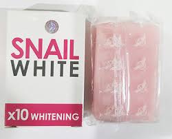 Snail White x10 Whitening 70 g. สเนล ไวท์ สบู่หอยทาก ฟอกแล้วใส ไวท์เนียนเวอร์
