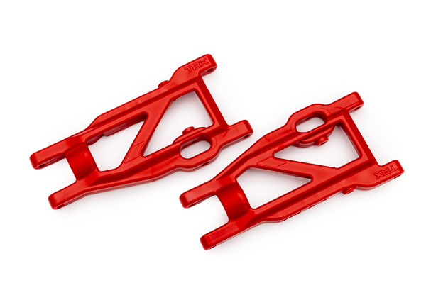 3655-RED Suspension arms, red, front/rear (left & right), heavy duty (2)