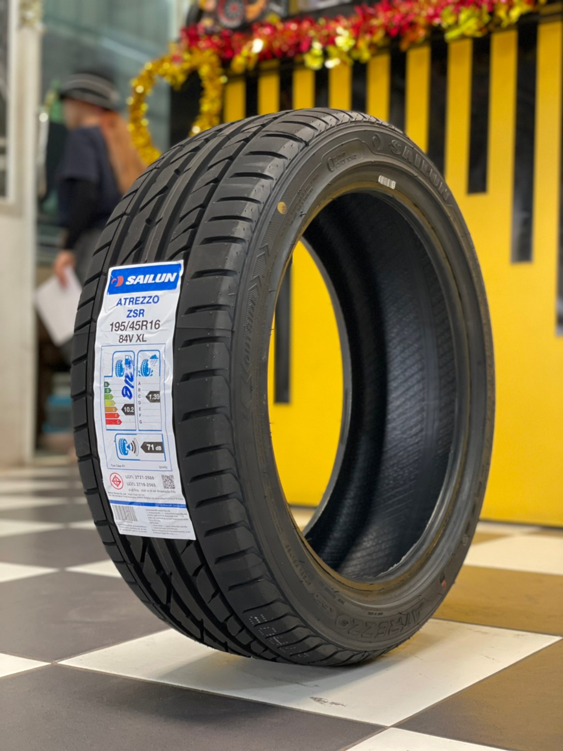 195/45R16 ยางใหม่ SAILUN ATREZZO ZSR ยางใหม่ปี2023 ยางคุณภาพดี