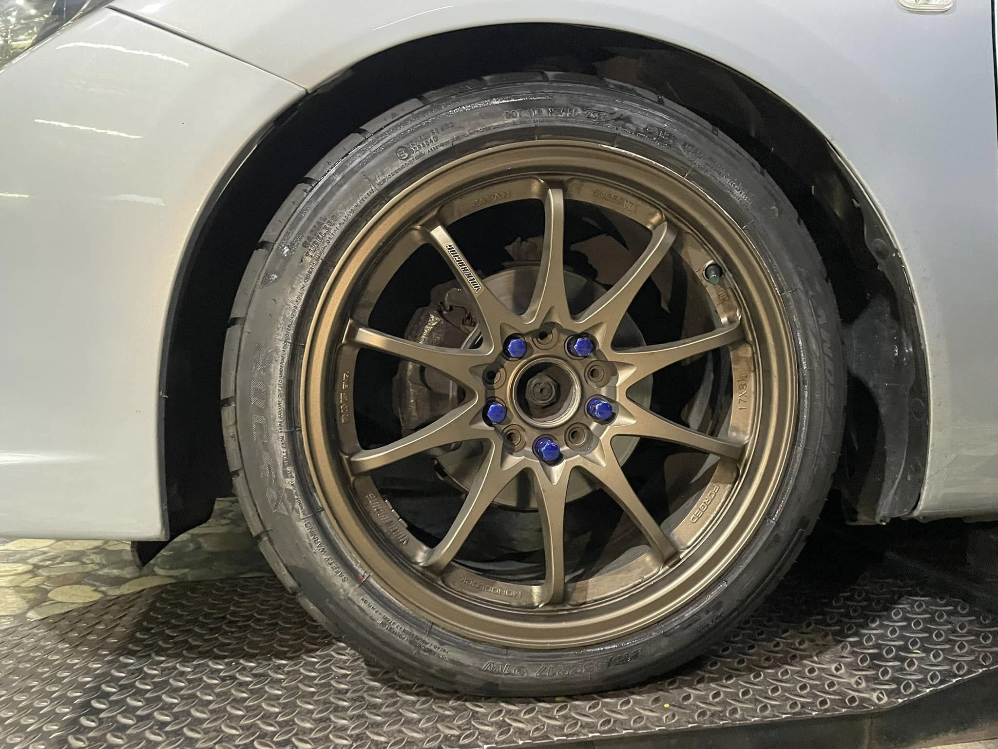 🛞❤️ #HONDA_CIVIC 🚘เปลี่ยนยาง🛞🐘#LANDSAIL #RS009 215/45R17 ❤️ 🛞 #บริการตั้งศูนย์ล้อ🛞