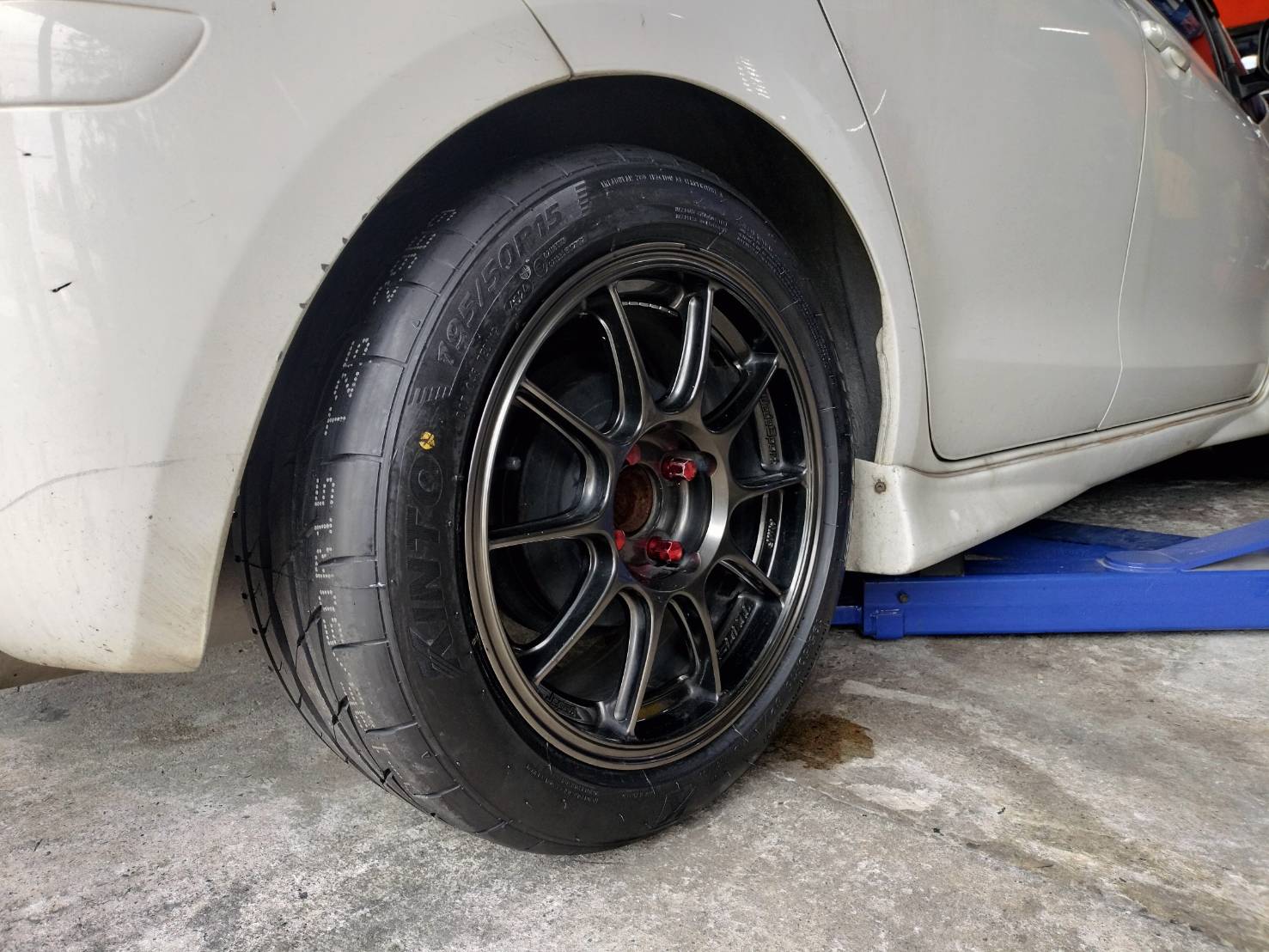 🚘 #TOYOTA_YARIS ติดตั้งเปลี่ยนยาง #KINTO_FORZA001_195/50R15