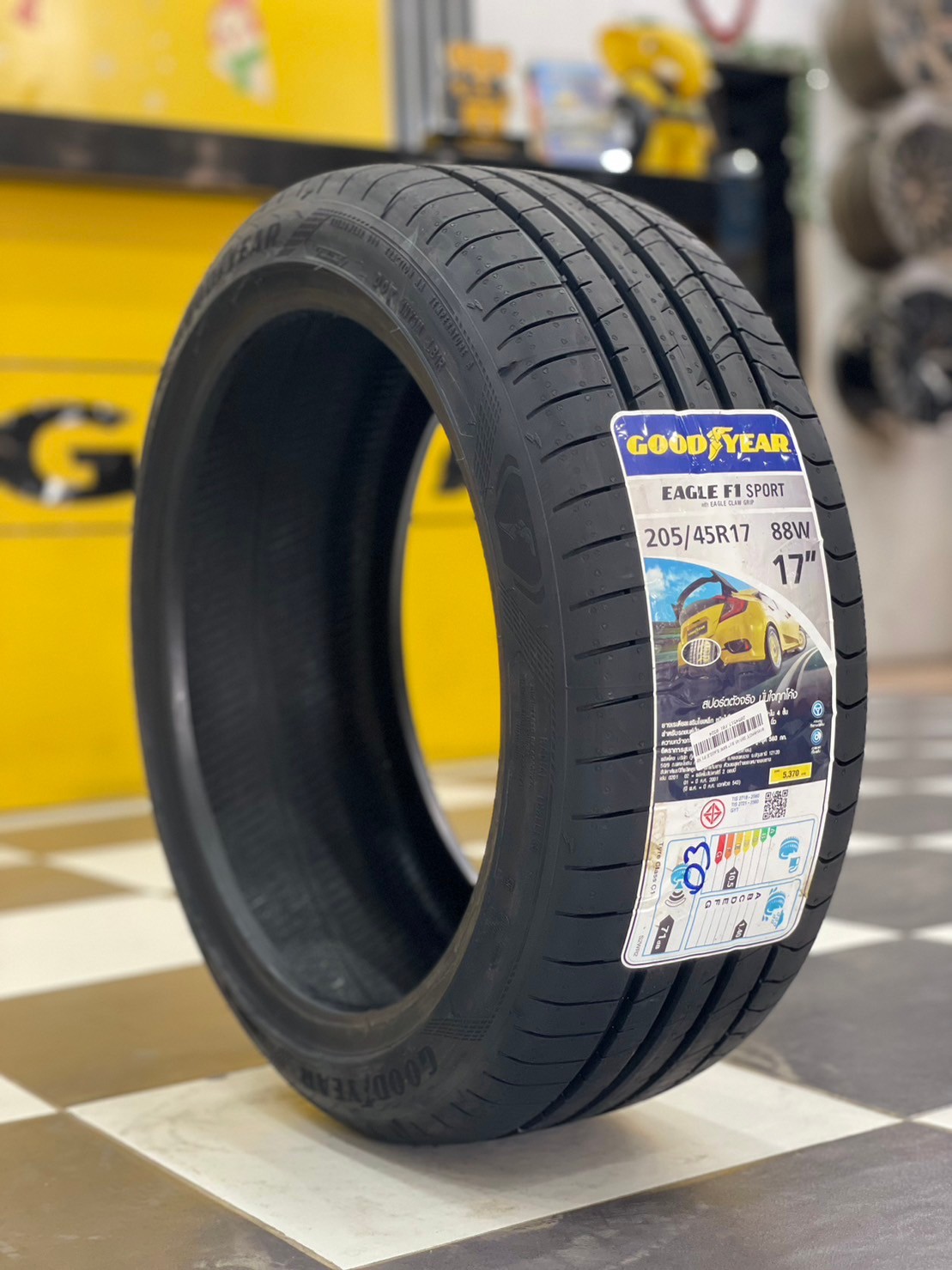 #GOODYEAR EAGLE #F1 SPORT 205/45R17 สปอร์ตตัวจริง ยางใหม่ปี2024