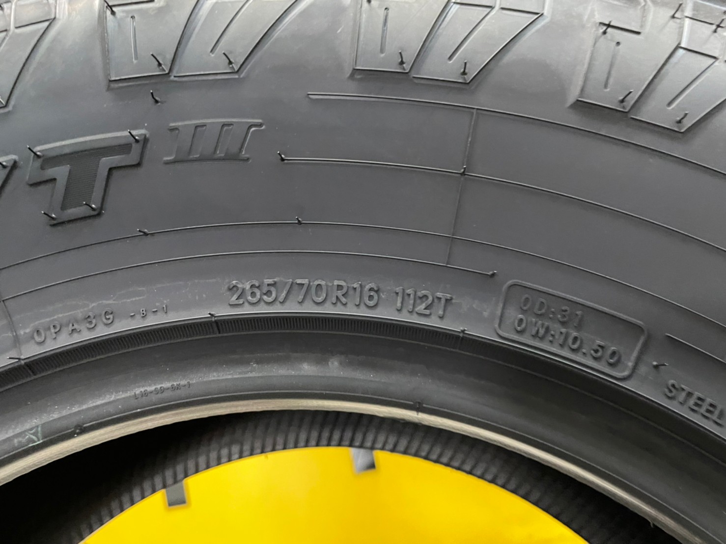 TOYO OPEN COUNTRY AT III 265/70R16 ยางใหม่2022