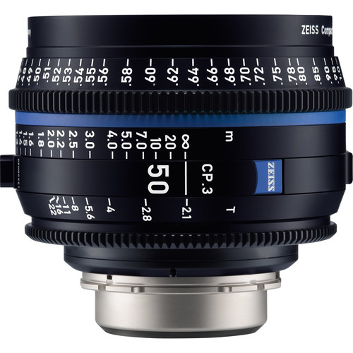 เลนส์ ZEISS CP.3 50mm T2.1 Compact Prime Lens (MFT Mount, Feet)