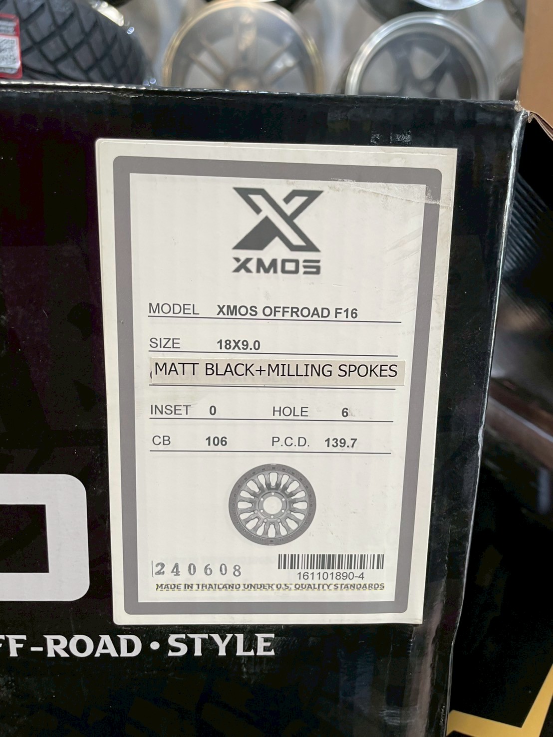 #ล้อแม็กซ์ขอบ18 #OASIS_WHEEL #X MOS OFFROAD F16 Flow Forming ขนาด18 ET0 6x139.7