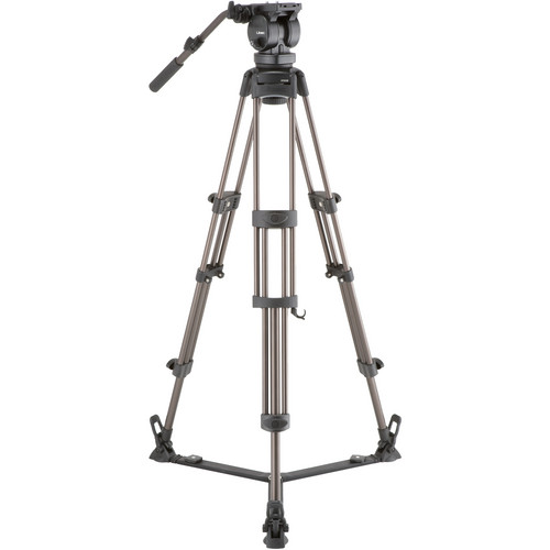 ขาตั้งกล้องวีดีโอ Libec LX10 Two-Stage Aluminum Tripod System and H65B Head and Ground-Level Spreader