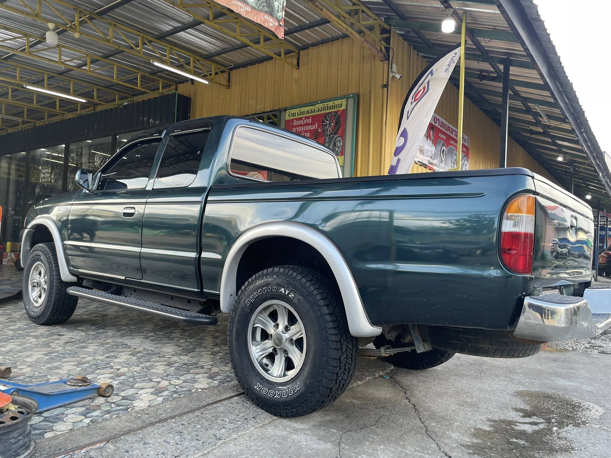 🛞❤️ #FORD_RANGER 🚘เปลี่ยนยาง 🛞🐘#HANKOOK_AT2_31X10.5R15