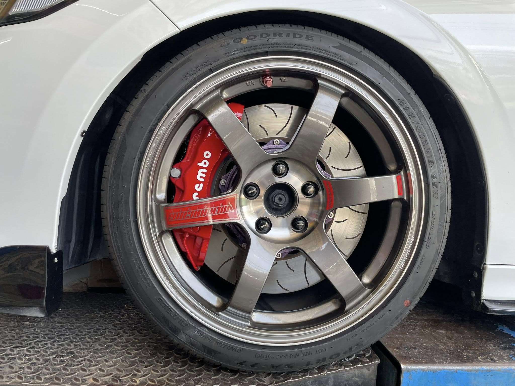 HONDA_CIVIC 🚘เปลี่ยนยาง 🛞🐘#GOODRIDE_SA77_235/40R18