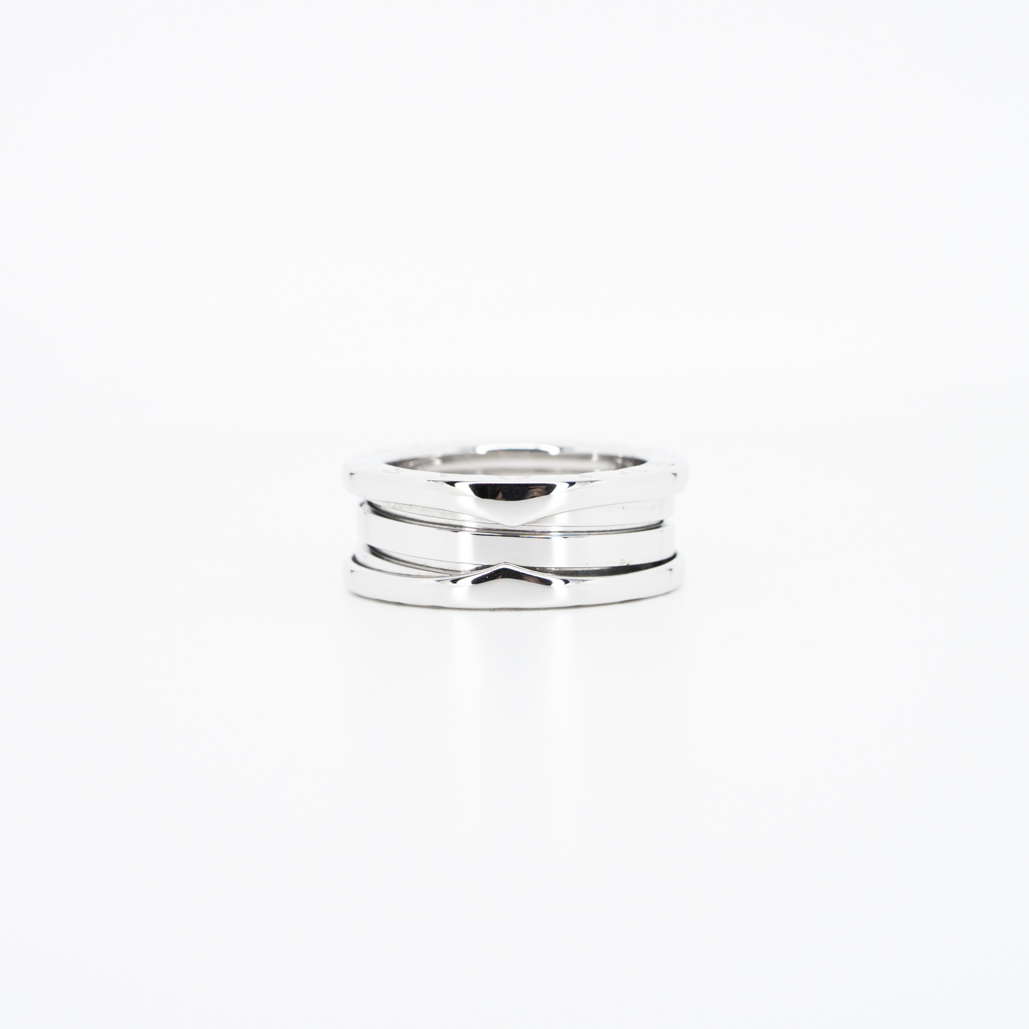 แหวน Bvlgari B.zero1 3band ทองขาว18K ไซส์ 52# (Used)