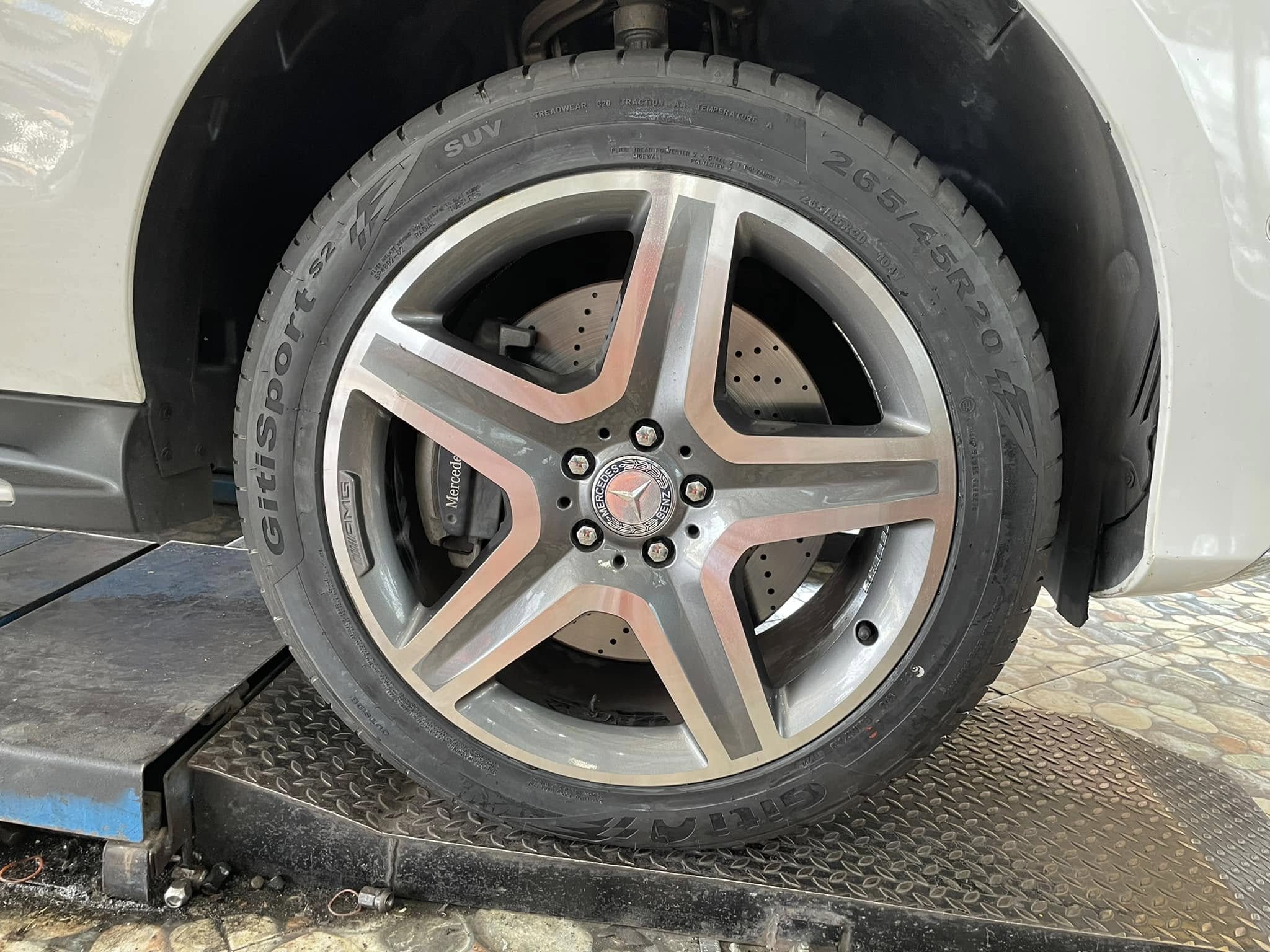 🚗#BENZ_GLE500e🛞เปลี่ยนยาง 🛞#ยางจีที #ยางสปอร์ตสมรรถนะการขับขี่สูง 🛞 🛞#Giti_SportS2 265/45R20