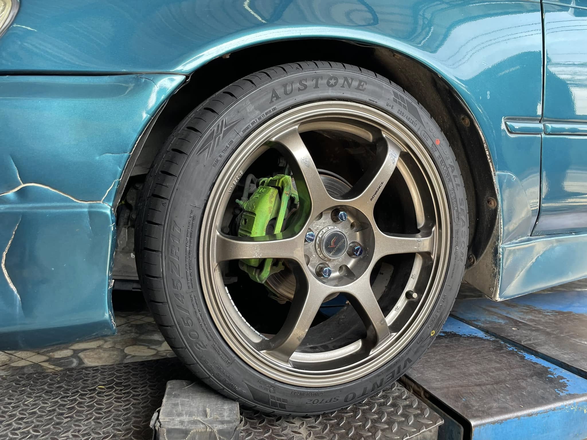 #TOYOTA_COROLLA🛞เปลี่ยนยาง #AUSTONE_SP702_205/45R17