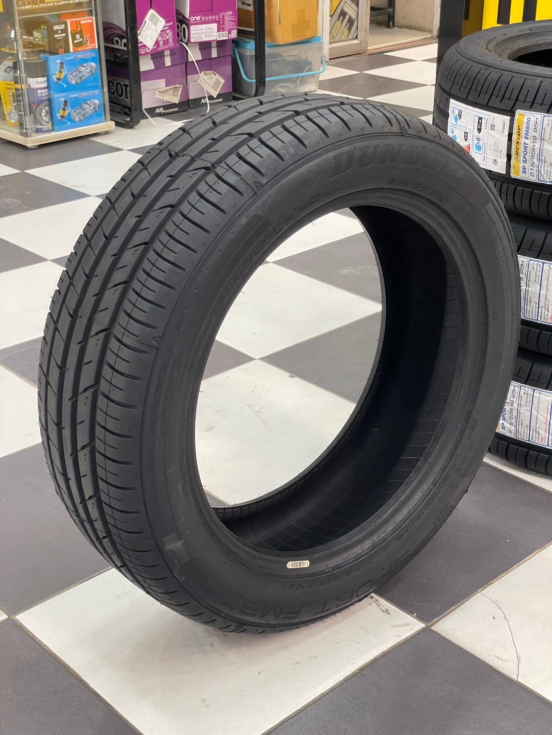 🔥ราคาโปรโมชั่น🔥🔥🔥 ยางใหม่ DUNLOP SP SPORT FM800 215/55R18 ยางใหม่ปี2024