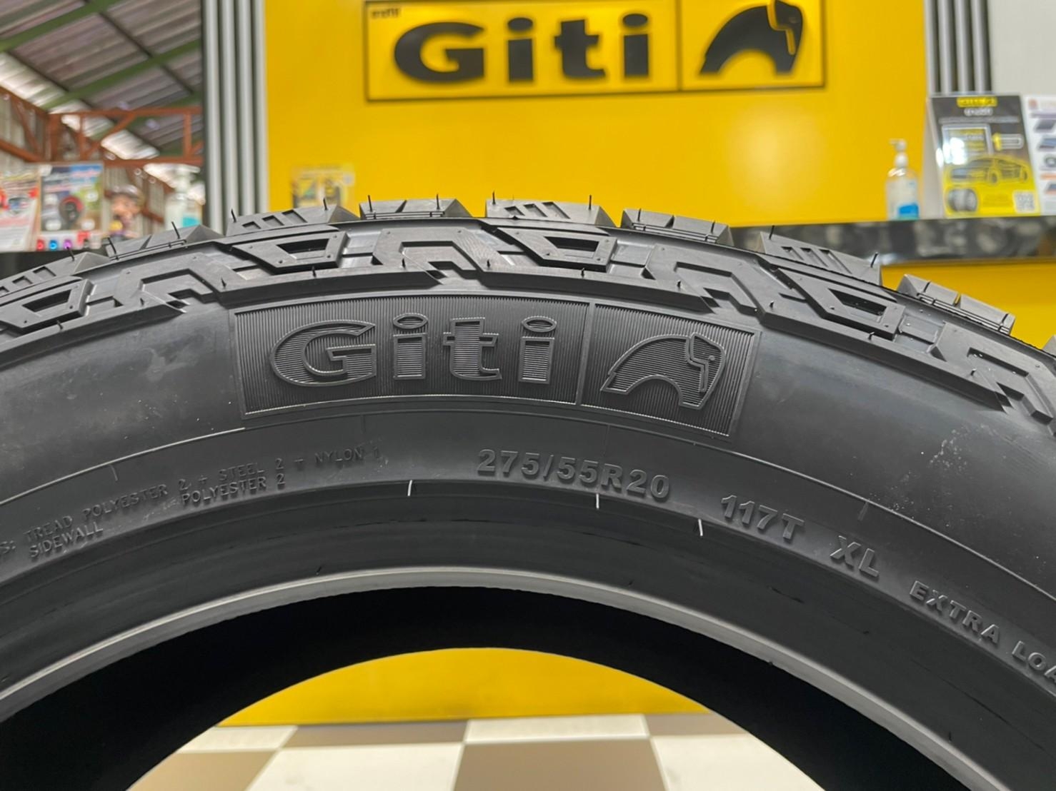 #ยางจีที GITI 4x4 AT70 275/55R20 ยางใหม่ปี2023