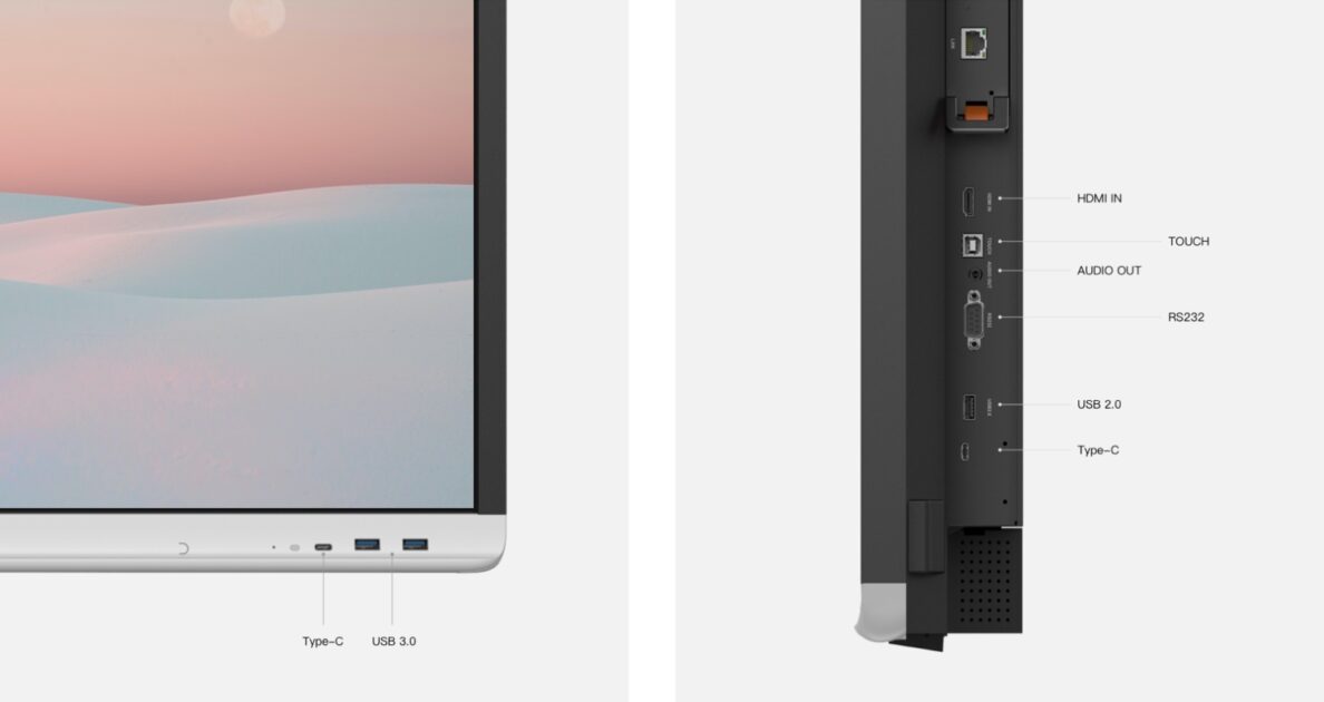 MAXHUB MXH-V65FA 4k ทัชสกรีน 65" ระบบปฏิบัติการ Android แบบ Infrared wifi ฟังชันก์ครบ