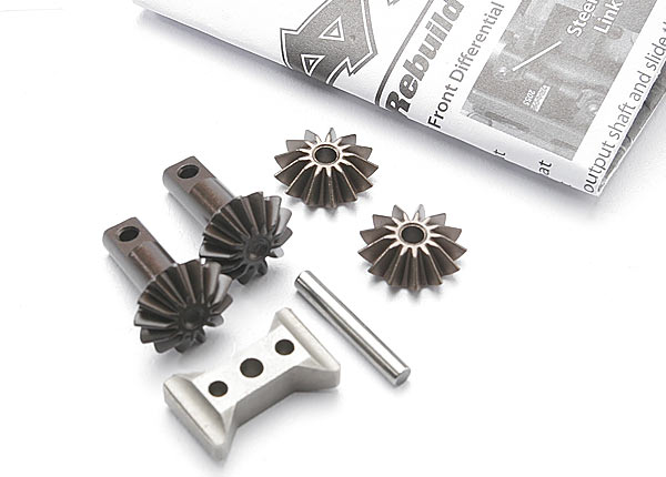 5382X Gear set, differential (output gears (2)/ spider gears (2)/ spider gear shaft/ diff carrier support)