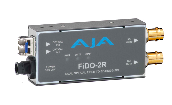 FiDO-2R-MM 2-Channel Multi-Mode LC Fiber to 3G-SDI Receiver