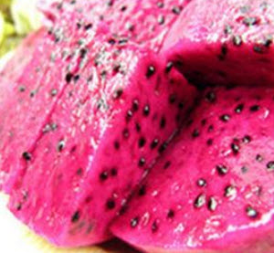 แก้วมังกรแดง (Red Pitaya) แดง เนื้อแดง / 50 เม็ด (นอก)