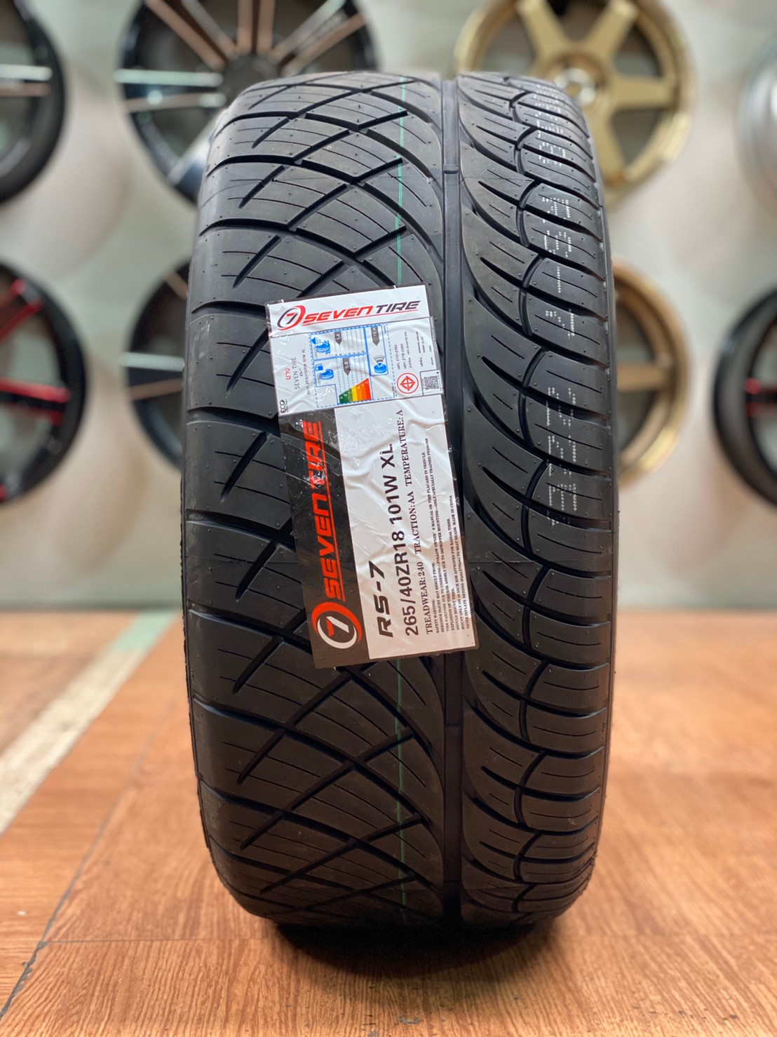 ยางลายซิ่ง Seven Tire RS-07 235/45R18 265/40R18 ยางนุ่มหนึบ พร้อมติดตั้งฟรี